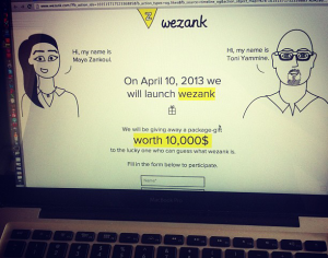 wezank pre-launch competition