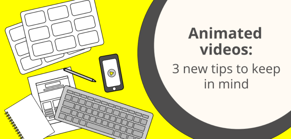 visual ok a keyboard, pen, and paper for animated videos: 3 new tips
