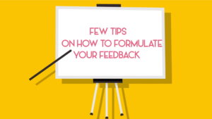 How to give feedback for creatives