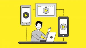 video trends - man on multiple tools